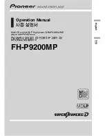 Preview for 1 page of Pioneer FH-P9200MP Operation Manual