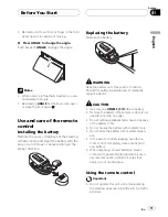 Preview for 11 page of Pioneer FH-P9200MP Operation Manual