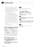 Preview for 12 page of Pioneer FH-P9200MP Operation Manual