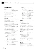 Preview for 72 page of Pioneer FH-P9200MP Operation Manual