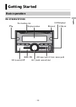 Preview for 6 page of Pioneer FH-S500BT Owner'S Manual