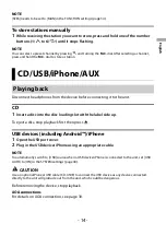 Preview for 14 page of Pioneer FH-S500BT Owner'S Manual