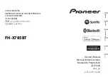 Preview for 1 page of Pioneer FH-X785BT Owner'S Manual