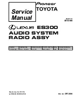 Preview for 1 page of Pioneer FX-M8717ZT Service Manual