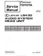 Pioneer FX-MG8006ZT-91/UC Service Manual предпросмотр