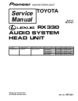 Pioneer FX-MG8037ZT-91/EW Service Manual preview