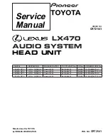 Pioneer FX-MG8606ZT-91/UC Service Manual preview