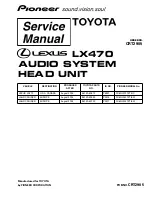 Preview for 1 page of Pioneer FX-MG9327ZT/EW Service Manual