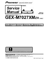 Preview for 12 page of Pioneer GEX-M7347XMZH/XN/UC Service Manual