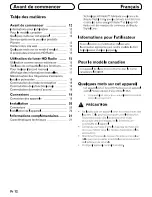 Preview for 12 page of Pioneer GEX-P20HD - HD TUNER FOR READY HEADUNITS Owner'S Manual