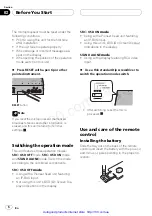 Preview for 7 page of Pioneer GEX-P5700TVP Operation Manual