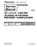 Pioneer GM-8537ZT-91/WL Service Manual preview