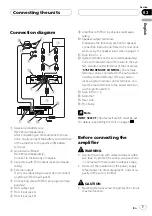 Предварительный просмотр 7 страницы Pioneer GM6400F - Bridgeable Amplifier Owner'S Manual