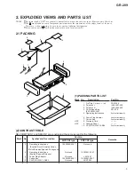 Предварительный просмотр 3 страницы Pioneer GR-209 Service Manual