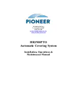 Pioneer HR 1500 PTO Installation, Operation & Maintenance Manual preview