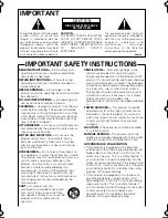 Preview for 2 page of Pioneer HTD-330DV Operating Instructions Manual