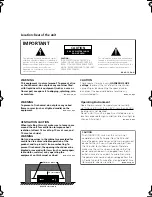 Preview for 2 page of Pioneer HTD88DVD Operating Instructions Manual