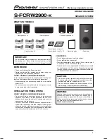 Preview for 1 page of Pioneer HTP-2900 Operating Manual