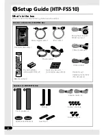 Preview for 8 page of Pioneer HTP-610 Operating Instructions Manual