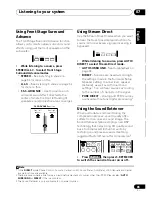 Preview for 65 page of Pioneer HTP-610 Operating Instructions Manual