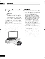 Preview for 8 page of Pioneer HTP-SB300 Operating Instructions Manual