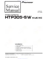 Preview for 1 page of Pioneer HTP305-SW Service Manual