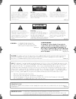 Предварительный просмотр 2 страницы Pioneer HTS-260 Operating Instructions Manual