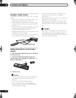 Предварительный просмотр 16 страницы Pioneer HTS-GS1 - Surround Sound System Operating Instructions Manual