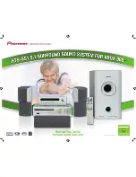 Предварительный просмотр 1 страницы Pioneer HTS-GS1 - Surround Sound System Specifications