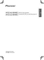 Pioneer HTZ-221DVD Operating Instructions Manual предпросмотр