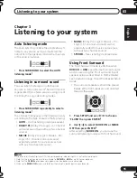 Предварительный просмотр 15 страницы Pioneer HTZ-360DV Operating Instructions Manual