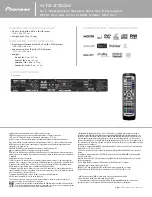 Предварительный просмотр 2 страницы Pioneer HTZ-370DV Specifications