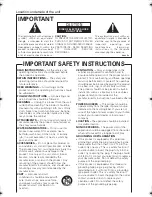 Предварительный просмотр 2 страницы Pioneer HTZ-830DV Owner'S Manual