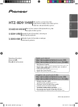 Preview for 1 page of Pioneer HTZ-BD91HW Owner'S Manual