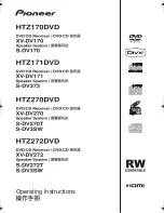 Предварительный просмотр 1 страницы Pioneer HTZ170DVD Operating Instructions Manual