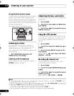 Предварительный просмотр 16 страницы Pioneer HTZ170DVD Operating Instructions Manual