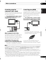 Предварительный просмотр 35 страницы Pioneer HTZ170DVD Operating Instructions Manual