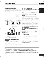 Предварительный просмотр 43 страницы Pioneer HTZ180DVD Operating Instructions Manual