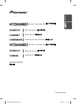 Preview for 1 page of Pioneer HTZ606BD Operating Instructions Manual