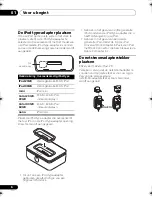 Preview for 46 page of Pioneer IDK-01 - Universal iPod Dock Operating Instructions Manual