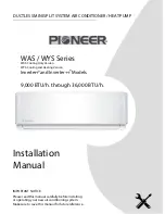 Preview for 1 page of Pioneer Inverter+ WAS Series Installation Manual