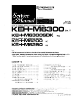 Preview for 1 page of Pioneer KEH-M6200 Service Manual