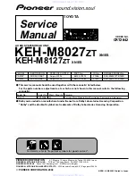 Preview for 1 page of Pioneer KEH-M8027ZT Service Manual