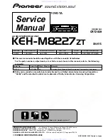 Pioneer KEH-M8227ZT Service Manual предпросмотр