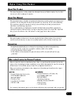 Preview for 5 page of Pioneer KEH-P1010 Operation Manual