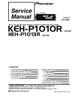 Preview for 1 page of Pioneer KEH-P1010R Service Manual