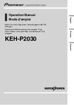 Preview for 1 page of Pioneer KEH-P2030 Operation Manual