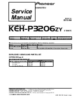 Pioneer KEH-P3086ZY Service Manual preview