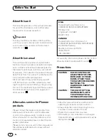 Preview for 4 page of Pioneer KEH-P4020 - Radio / Cassette Player Operation Manual