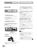 Preview for 10 page of Pioneer KEH-P4020 - Radio / Cassette Player Operation Manual